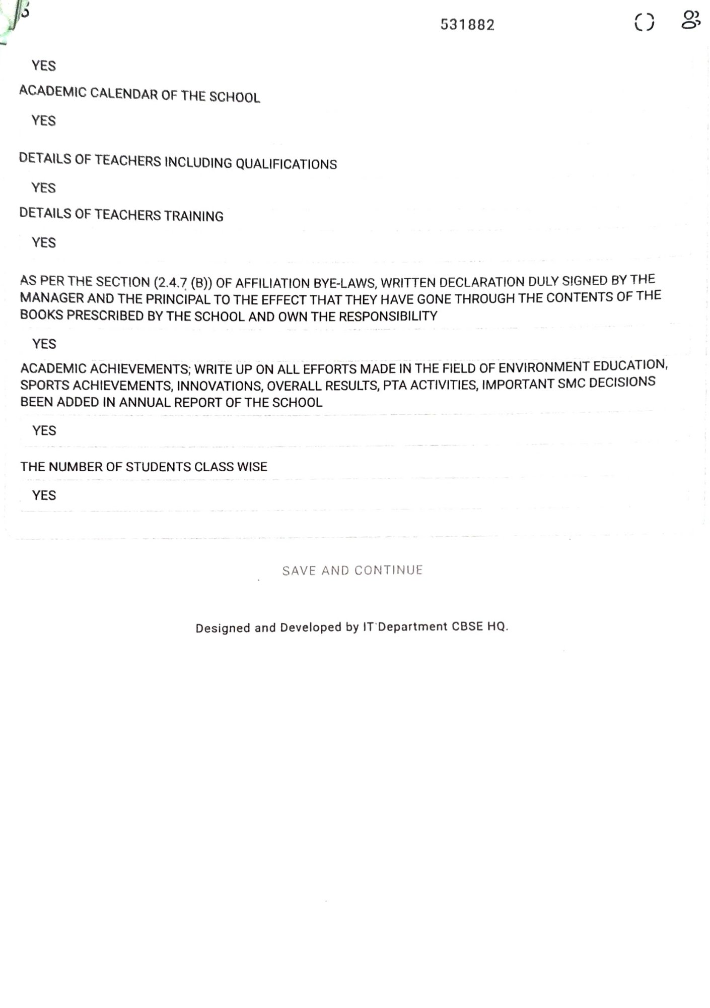 Hindu Vidya Niketan Website Information Page 2